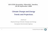 6th ECEN Assembly, Flämslätt, Sweden,  28-30 September 2006 Climate Change and Energy