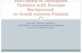 Well-being  of  Immigrant Families  with Russian  Background in  South-eastern  Finland
