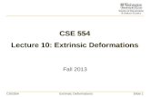 CSE 554 Lecture 10: Extrinsic Deformations