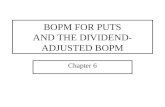 BOPM FOR PUTS AND THE DIVIDEND-ADJUSTED BOPM