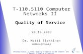 T-110.5110 Computer Networks II Quality of Service