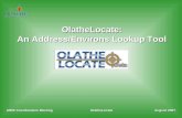 OlatheLocate: An Address/Environs Lookup Tool