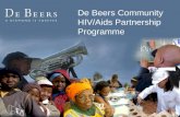 De Beers Community  HIV/Aids Partnership  Programme
