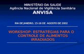 MINISTÉRIO DA SAUDE Agência Nacional de Vigilância Sanitária ANVISA