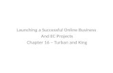 Launching a Successful Online Business  And EC Projects Chapter 16 – Turban and King