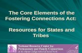 The Core Elements of the Fostering Connections Act:  Resources for States and Tribes