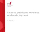 Finanse publiczne w Polsce  w okresie kryzysu 22 luty 2012