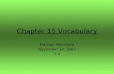 Chapter 15 Vocabulary