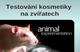 Testování kosmetiky  na zvířatech