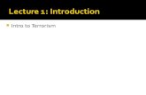 Lecture  1:  Introduction