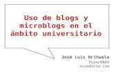 Uso de blogs y microblogs en el mbito universitario