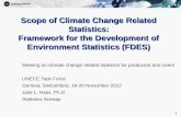Meeting on climate change related statistics for producers and users UNECE Task Force