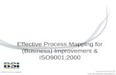 Effective Process Mapping for (Business) Improvement & ISO9001:2000