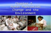 Chapter 7   Human Population Change and the Environment
