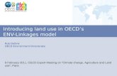 Introducing land use in OECD’s  ENV-Linkages model