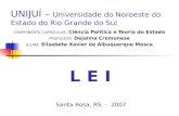 UNIJUÍ –  Universidade do Noroeste do Estado do Rio Grande do Sul