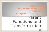 08/01/2013 Linear Relations and Functions Chapter 2 .7  Pg  109