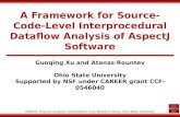 A Framework for Source-Code-Level Interprocedural Dataflow Analysis of AspectJ Software
