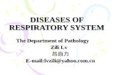 DISEASES OF  RESPIRATORY SYSTEM