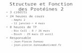 Structure et Fonction des Protéines 2