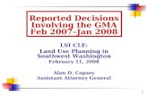Reported Decisions Involving the GMA Feb 2007–Jan 2008 LSI CLE: