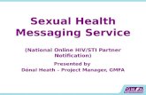 Sexual Health Messaging Service (National Online HIV/STI Partner Notification)
