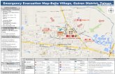 Emergency Evacuation Map—Bajia Village, Guiren District, Tainan City