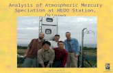Analysis of Atmospheric Mercury Speciation at HEDO Station, Okinawa