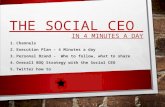 The Social  CEO in 4 Minutes a day