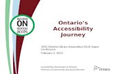 Ontario’s Accessibility Journey