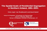 The Spatial Scale of Residential Segregation in Northern Ireland, 1991–2001