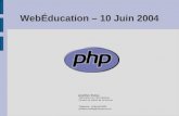WebÉducation – 10 Juin 2004