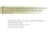 Ontology Engineering approaches based on semi-automated curation of the primary literature