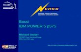 Bassi IBM POWER 5 p575  Richard Gerber NERSC User Services Group RAGerber@lbl