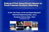 Robust FPGA Resynthesis Based on Fault-Tolerant Boolean Matching
