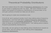 Theoretical Probability Distributions