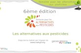 6ème édition  Les alternatives aux pesticides