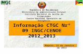 Informação CTGC Nrº 09 INGC/CENOE 2012_2013