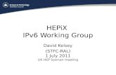 HEPiX  IPv6 Working Group