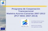 Programa de Cooperación Transnacional Madeira-Azores-Canarias 2007-2013 (PCT MAC 2007-2013)