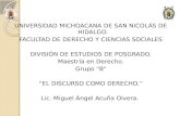 UNIVERSIDAD MICHOACANA DE SAN  NICOL Á S  DE HIDALGO. FACULTAD DE DERECHO Y CIENCIAS SOCIALES