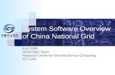System Software Overview of China National Grid