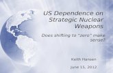 US Dependence on Strategic Nuclear Weapons
