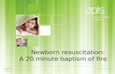 Newborn resuscitation:  A 20 minute baptism of fire