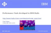 Performance Tools developed in IBM Haifa