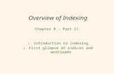 Overview of Indexing