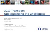 2012 Transport:  Understanding the Challenges