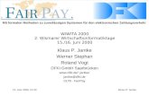WIWITA 2000 2. Wismarer Wirtschaftsinformatiktage 15./16. Juni 2000