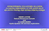 DENIS LAVOIE Natural Resources Canada and CLAUDE MORIN Hydro-Quebec Oil and Gas exploration