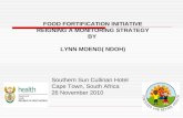 FOOD FORTIFICATION INITIATIVE REIGNING A MONITORING STRATEGY BY  LYNN MOENG( NDOH)